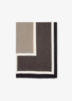 Schal mit Allover-Print mit TENCEL™ Lyocell