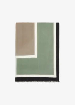 Schal mit Allover-Print mit TENCEL™ Lyocell