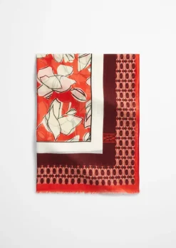 Schal mit Allover-Print mit TENCEL™ Lyocell