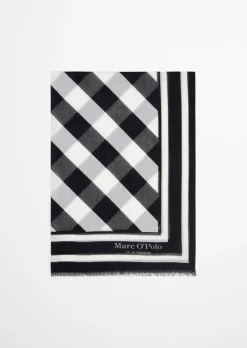 Schal mit Allover-Print mit TENCEL™ Lyocell