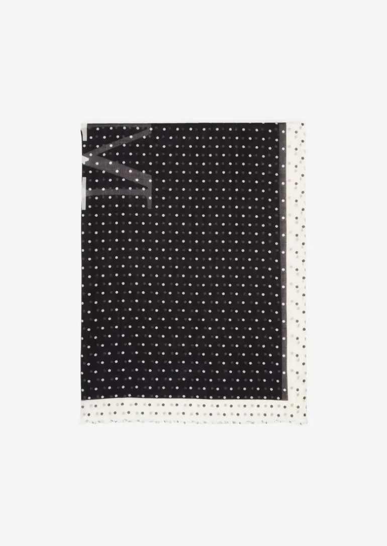 Schal mit Allover-Print mit TENCEL™ Lyocell