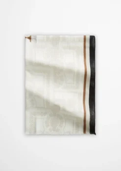 Schal mit Allover-Print mit TENCEL™ Lyocell