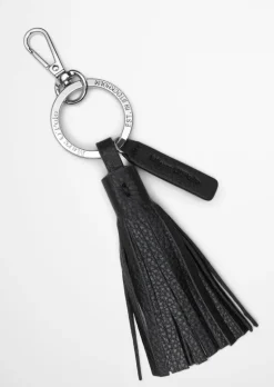 Schlüsselanhänger mit Leder-Quaste