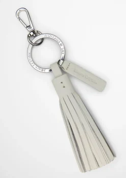 Schlüsselanhänger mit Leder-Quaste
