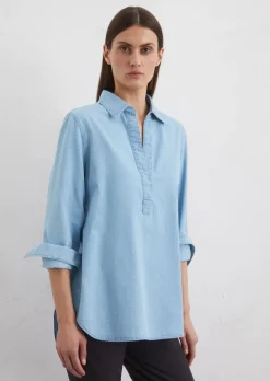 Schlupfbluse relaxed mit TENCEL™ Lyocell