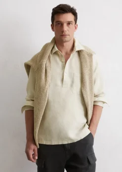 Schlupfhemd regular aus reinem Leinen