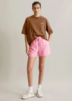 Schlupf-Shorts relaxed aus Baumwolle-Leinen-Mix