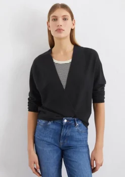 Seamless Cardigan loose aus softer Bio-Baumwolle