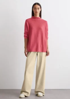 Seamless-Pullover oversize aus softer Bio-Baumwolle