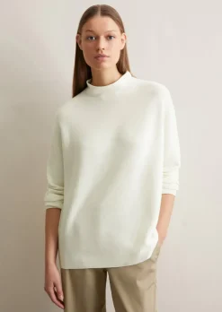 Seamless-Pullover oversize aus softer Bio-Baumwolle