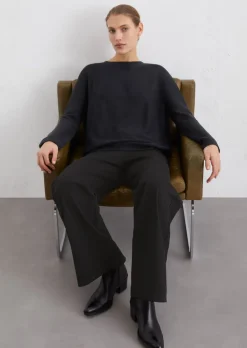Seamless-Pullover oversized aus softer Bio-Baumwolle