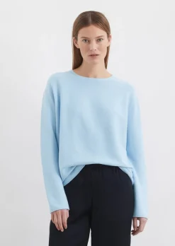 Seamless-Pullover oversized aus softer Bio-Baumwolle