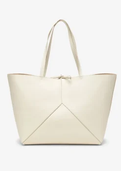 Shopper large aus einer Lederalternative aus recyceltem Polyester