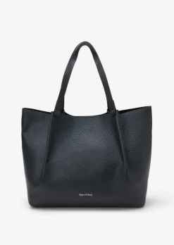 Shopper large aus genarbtem Rindleder