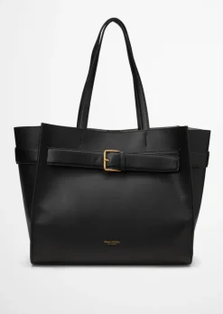 Shopper large aus glattem Rindleder