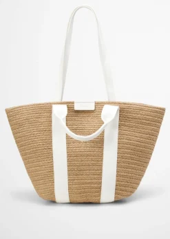 Shopper medium aus geflochtener Jute