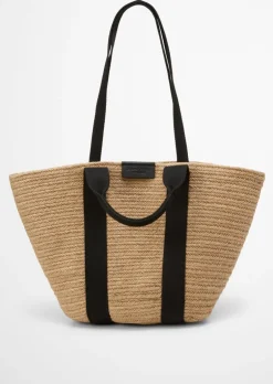 Shopper medium aus geflochtener Jute