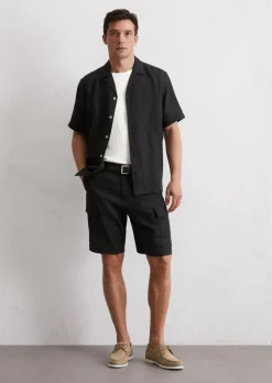 Shorts Model Eksjö Cargo relaxed aus reinem Leinen