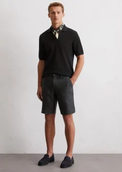 Shorts Model Reso jogger aus reinem Leinen