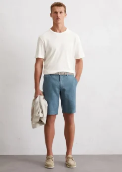 Shorts Model Reso jogger aus reinem Leinen