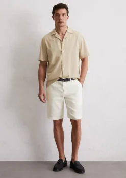 Shorts Model Reso jogger aus reinem Leinen