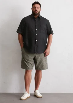 Shorts Model Reso regular aus Leinen und Bio-Baumwolle