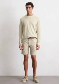 Shorts Model Salo slim aus Bio-Baumwoll-Mix