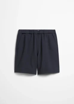 Shorts regular fein strukturiert aus Bio-Baumwolle