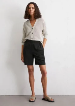 Shorts wide aus TENCEL™ Lyocell-Leinen-Mix