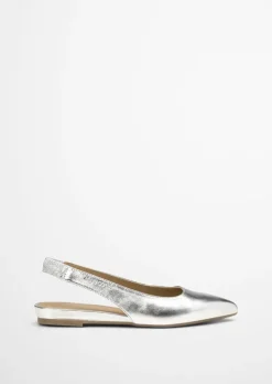 Slingback aus edlem Rindleder