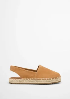 Slingback-Espadrilles aus Suede-Ziegenleder