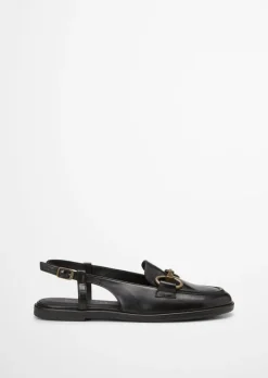 Sling-Loafer mit Trensen-Schnalle