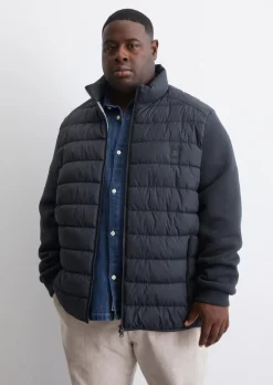 Steppjacke regular mit weichen Scuba-Ärmeln