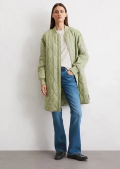 Steppmantel regular aus recyceltem Nylon