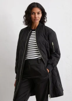 Steppmantel regular aus recyceltem Nylon