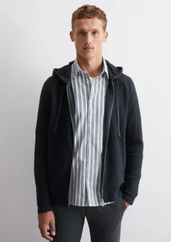 Strick-Hoodie regular aus reinem Organic Cotton