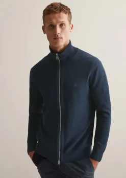 Strickjacke regular mit Reißverschluss