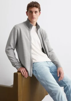 Strickjacke regular mit Reißverschluss