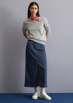 Strickpullover regular aus Soft Cotton Stretch