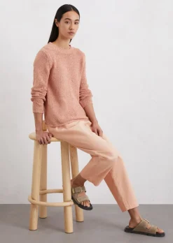 Strickpullover slim aus Organic Cotton-Mix