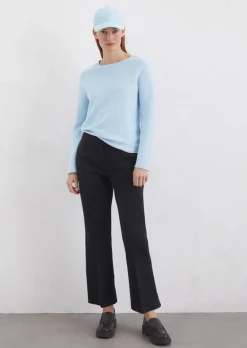 Strickpullover slim aus softem Organic Cotton