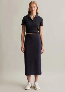 Strickrock regular aus softem Baumwollgarn