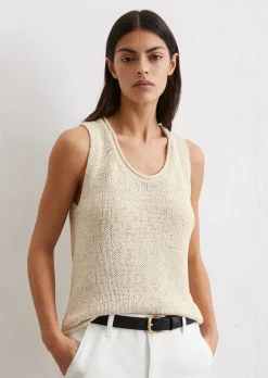 Stricktop slim aus Organic Cotton-Mix