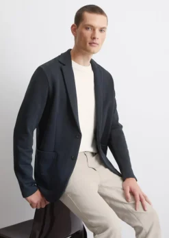 Sweatblazer regular aus reiner Bio-Baumwolle