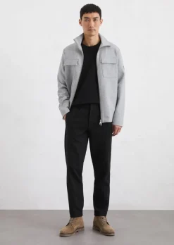 Sweathose regular mit Bundfaltennaht