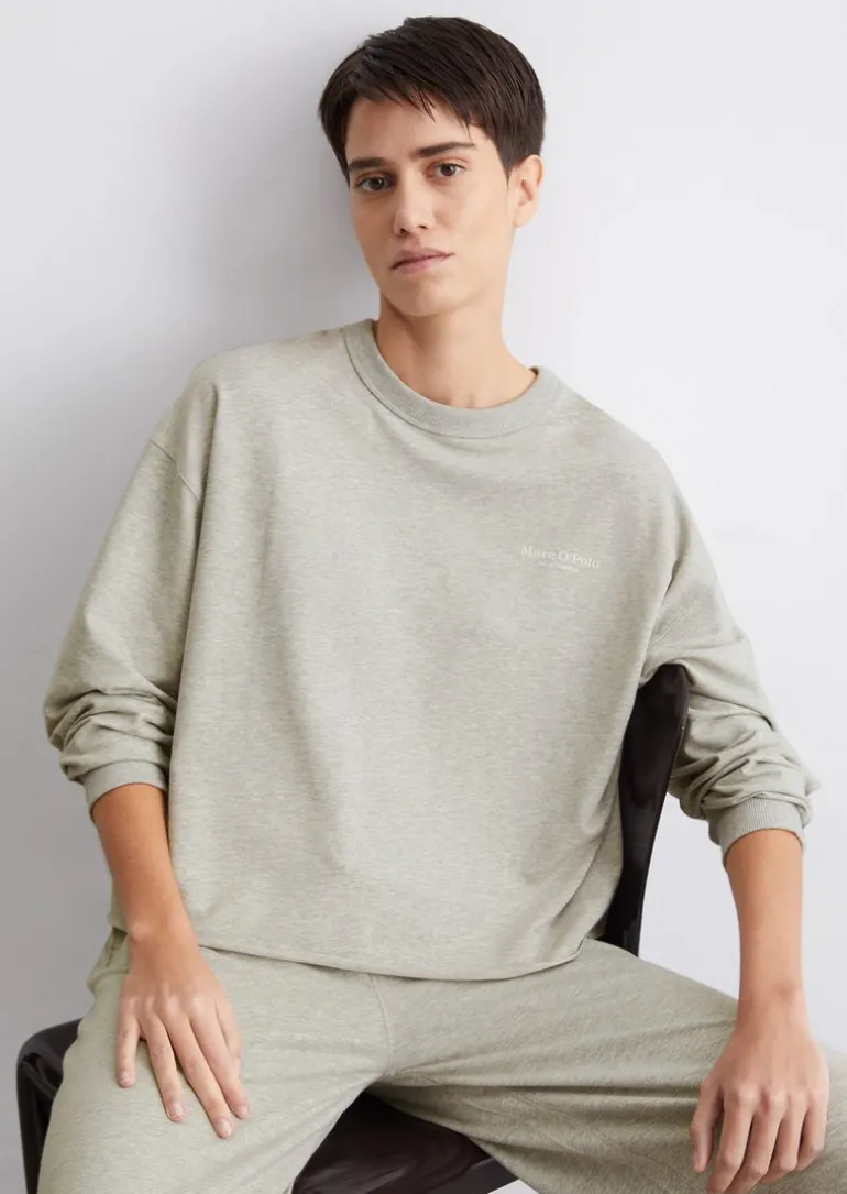 Sweatshirt regular aus Organic-Cotton-Viskose-Mix