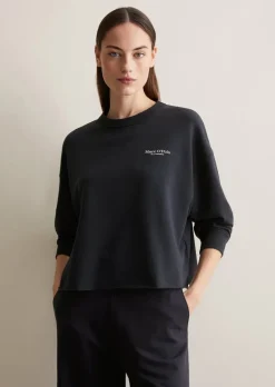 Sweatshirt regular aus Organic-Cotton-Viskose-Mix