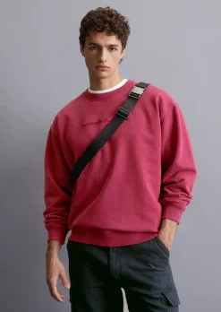 Sweatshirt relaxed aus reiner Bio-Baumwolle