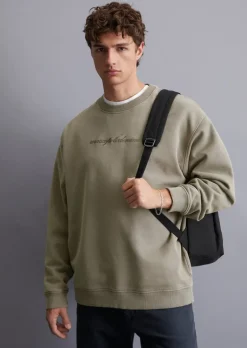 Sweatshirt relaxed aus reiner Bio-Baumwolle