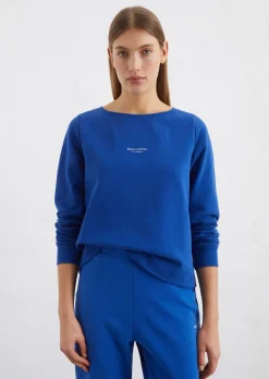 Sweatshirt relaxed mit gepeachter Oberfläche